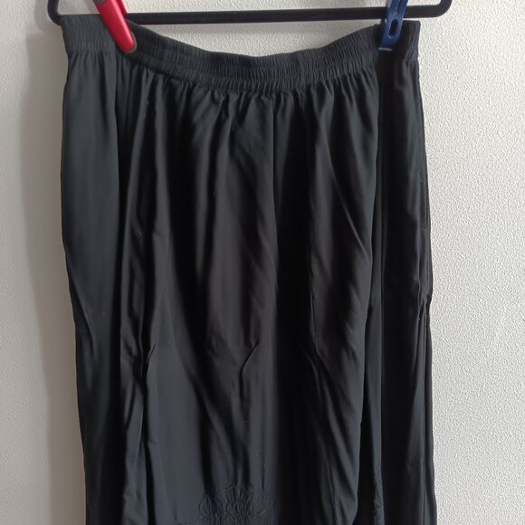 Black Skirt with Embroidery - Picture 1 of 2